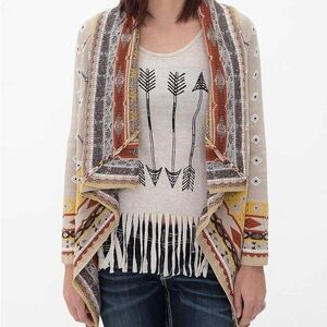 Freeway Southwestern Flyaway Cardigan Sweater
In a size XSmall